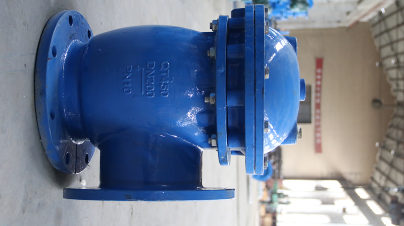 球墨鑄鐵PNF-10手動快開式排（pái）泥閥汙水處理廠